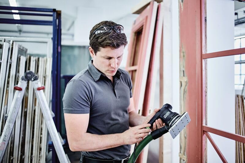 Festool RTS 400 REQ - Lijadora (Lijadora manual, Lijadora orbital, Bolsa para el polvo, 6000 RPM, 12000 RPM, 12000 OPM)