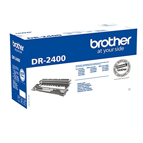 Brother Unidad de tambor DR-2400, Brother Suministros originales, negros