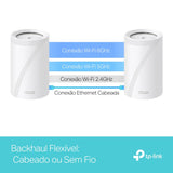 [NUEVO]TP-Link Deco BE65(1-pack)|Sistema Wi-Fi 7 Mesh BE11000 de Triple Banda|4 Puertos 2.5 Gbps, Multi-Link Operation MLO, Canales de 320MHz, Banda 6GHz, Protección HomeShield, Servidor y Cliente VPN