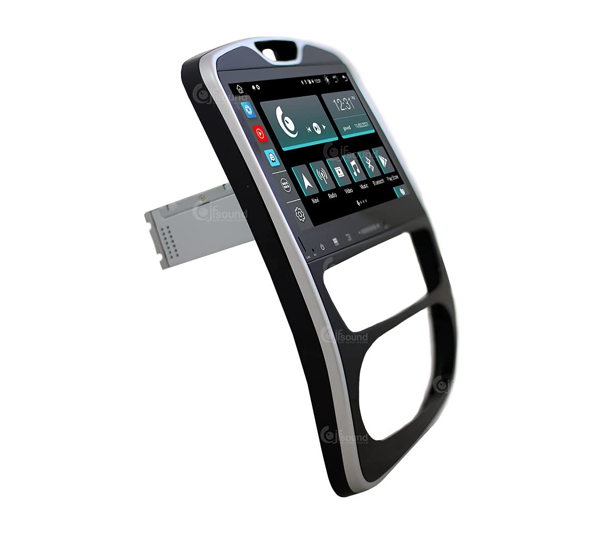 Autorradio de Ajuste Personalizado para Renault Clio Android GPS Bluetooth WiFi Dab USB Pantalla táctil Full HD 10" procesador de 8 núcleos y comandos de Voz