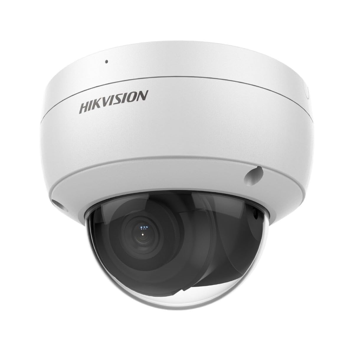 Hikvision Cámara de Red de Domo Fijo AcuSense Vandal de 8 MP con Lente de 2,8 mm