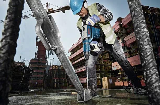 Bosch Professional GBH 8-45 D - Martillo perforador combinado (12,5 J, Ø máx. hormigón 45 mm, portabrocas SDS max, en maletín)