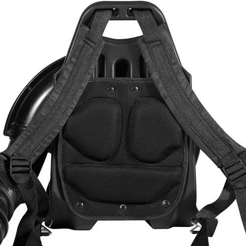 VEVOR Soplador de Hojas de Gas 52 CC Soplador de Nieve de Mochila 2 Tiempos con Tanque de Combustible 1,37 L Volumen de Aire de 480 CFM para Cuidado del Césped, Limpieza de Hojas, Eliminación de Nieve