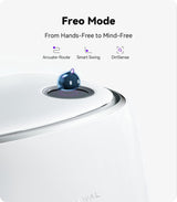 NARWAL Freo Robot Vacuum Cleaner with Automatic Cleaning and Base Function (Freo Mode and DirtSense Dirt Detection, Rotating Mops, Smart-Swing Edge Cleaning, Hot Air Drying)