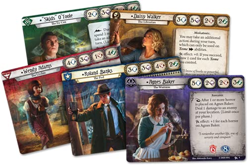 Fantasy Flight Games , Arkham Horror The Card Game: Revised Core Set, Card Game, Ages 14+, 1 to 4 Players, 60 to 120 Minutes Playing Time