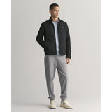 GANT Tramposo de Viento Acolchado Chaqueta, Negro, XL para Hombre