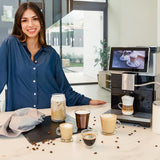 Cecotec Cafeteras Superautomática Cremmaet Tempo. Cafetera Superautomática Con Pantalla Tft de 7", 13 Recetas de Café, 6 Perfiles de Usuario, 1350 W de Potencia, 19 Bares de Presión.