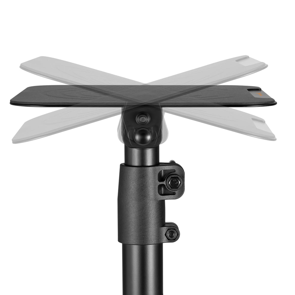 mywall HS31L - Soporte Universal de Mesa para Altavoces (inclinable +/-15°, con una Carga de hasta 15 kg, 2 Soportes), Color Negro