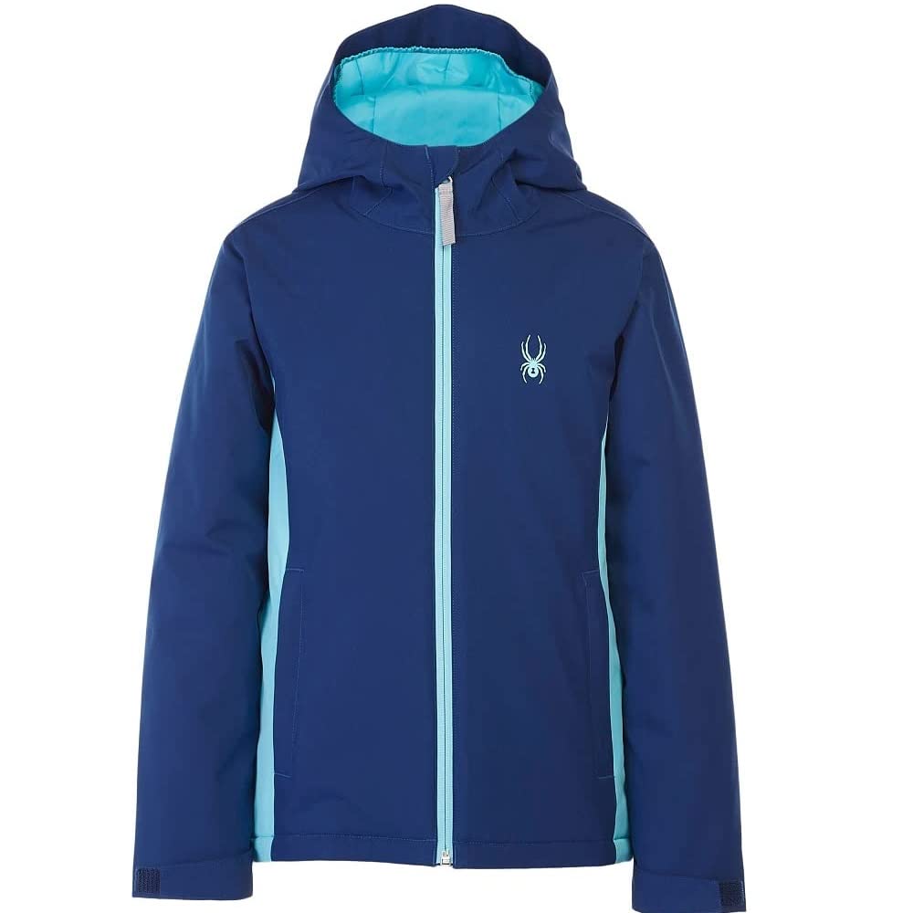 Spyder Adore Chaqueta de esquí, Azul Marino, S para Niñas