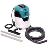Makita VC2512L - Aspirador 25L 1.300W, Color: Azul, Negro y Blanco