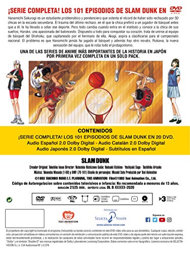 Slam Dunk Serie Completa - Episodios 1 a 101 [DVD]
