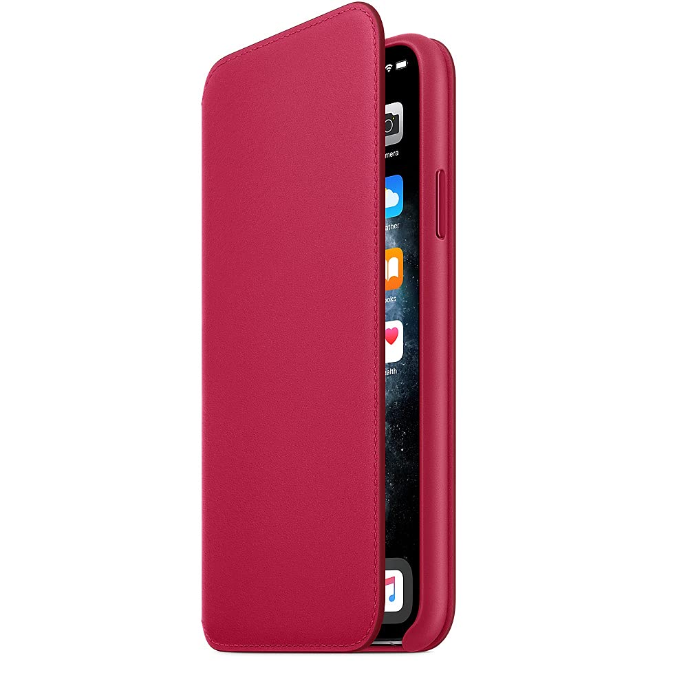 Apple Funda Leather Folio (para el iPhone 11 Pro MAX) - Frambuesa