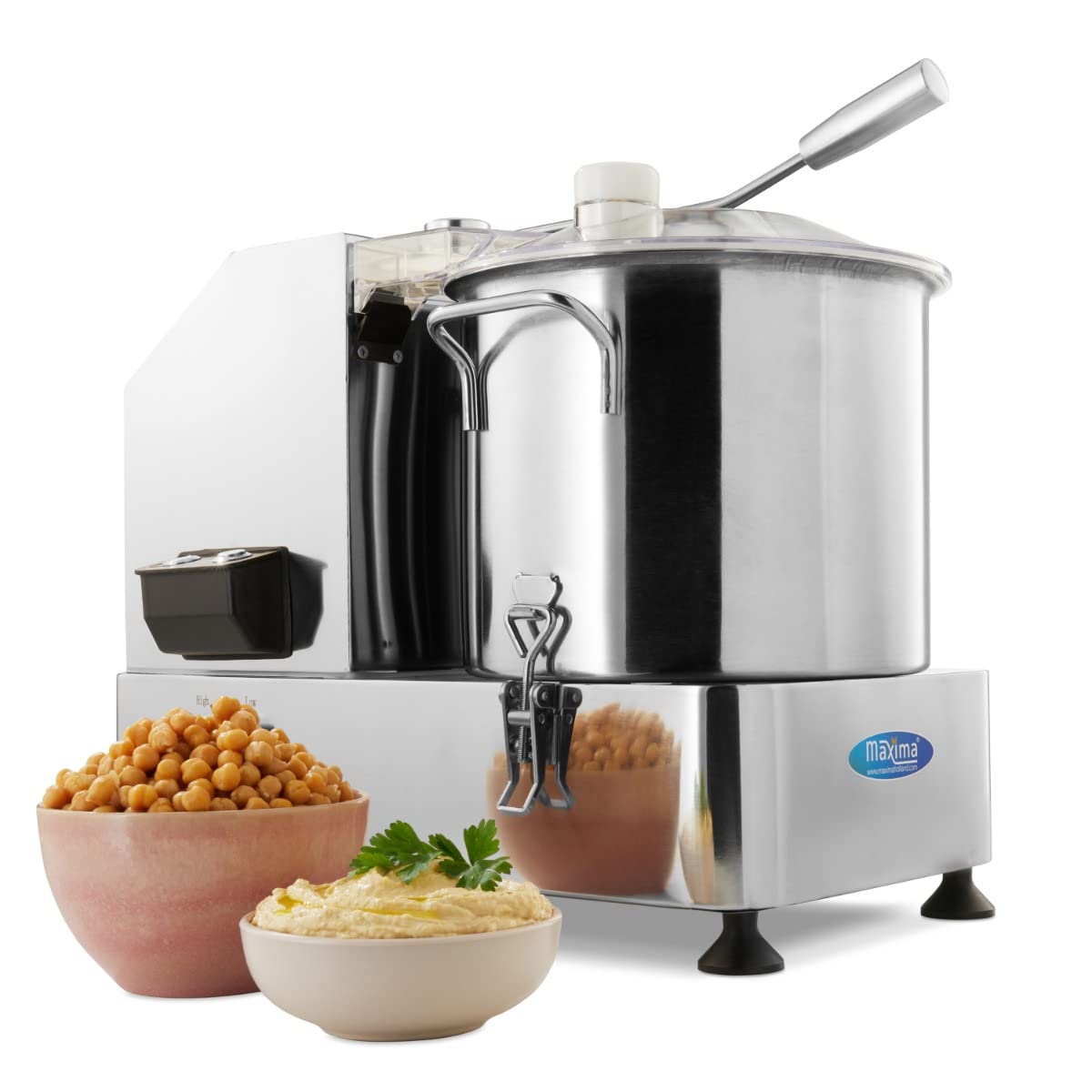 Robot de cocina de 9 L - Acero inoxidable - Robot de cocina profesional - picadora - 9 litros