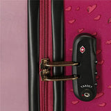Santoro Gorjuss For my love Maleta de cabina Morado 37x55x20 cms Rígida ABS Cierre TSA 33L 2,86 kgs 4 Ruedas dobles Equipaje de Mano