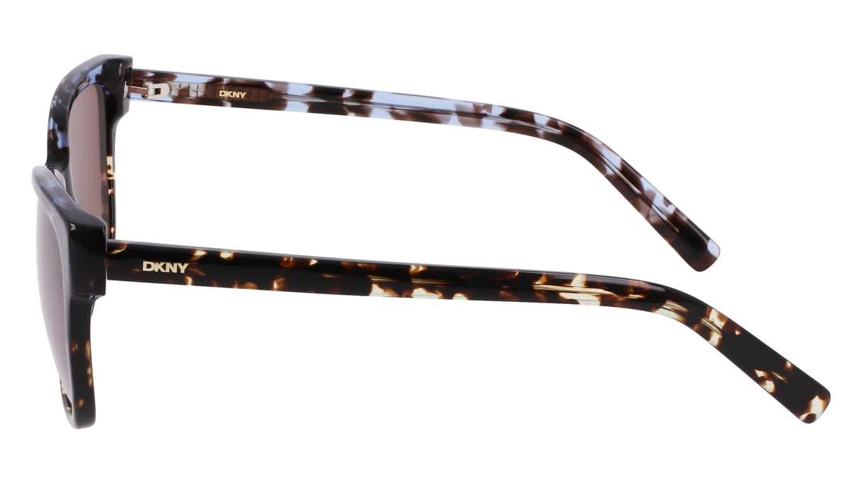 DKNY DK552S Gafas, Sky/Amber Tortoise, 55-140-17 Unisex Adulto