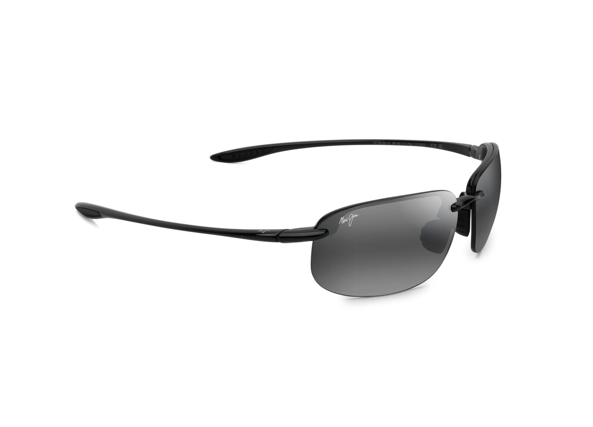 Maui Jim Hookipa Xlarge Gafas, Black Gloss, 68-14-145 Unisex Adulto