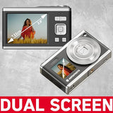 AGFA PHOTO Realishot DC9200 - Cámara Digital Compacta, 24 MP, Video 4K, Zoom Óptico 10X, Pantalla Doble 2.8" + 1.54", Sensor CMOS, Estabilización de Imagen, Batería de Litio - Negro