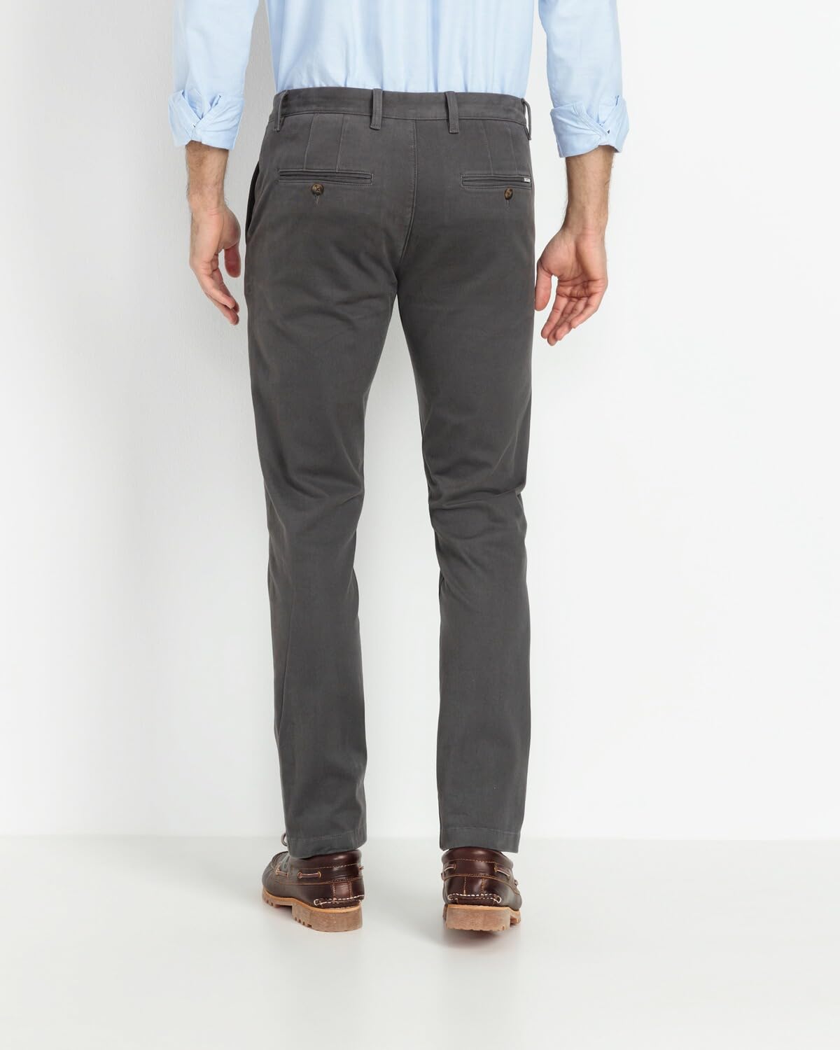 GANT Slim Twill Chinos Pantalón, Antracita, 44W x 36L para Hombre