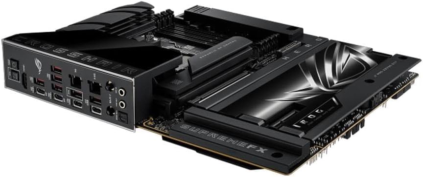 ASUS ROG Crosshair X870E Hero BTF ATX Motherboard, Advanced AI Ready 18+2+2 Phase VRM, DDR5, PCIe 5.0, M.2, Wi-Fi 7, USB4, AI Overclocking, Core Flex, PCIe Slot Q-Release Slim