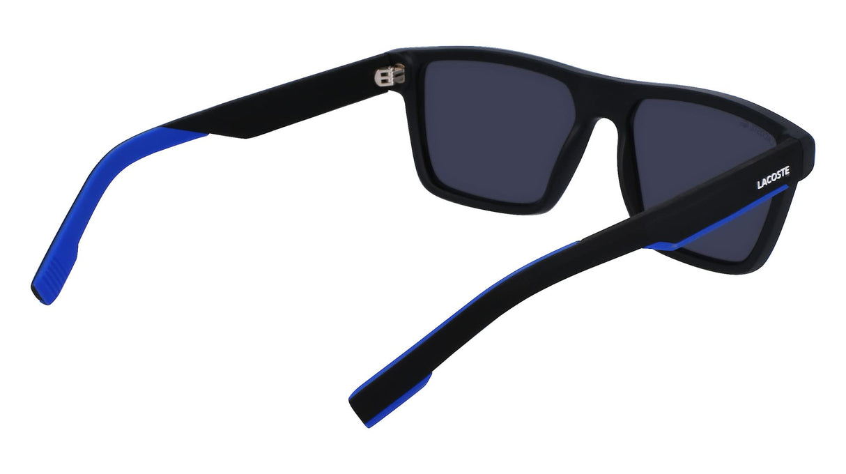 Lacoste L998s Gafas, Negro Mate/Azul, Taille Unique para Hombre