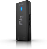 IK Multimedia iRig HD 2 - Interfaz audio, Sonido Profesional de 96kHz, funciones listas para escenario, rockea en todas partes con tu iPhone, iPad o Mac/PC - Negro