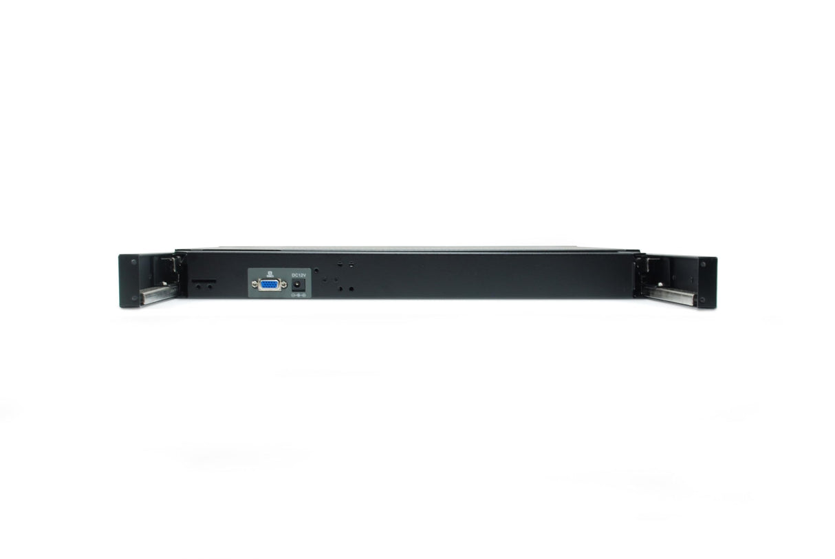 LevelOne KVM-1617DE - KVM-Konsole mit KVM-Switch - 16 Anschlüsse - PS/2-43,2 cm (17") - Rack - einbaufähig - 1280 x 1024 - Schwarz - 1U (590628) Marca LevelOne
