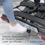 FISCHER Portabicicletas RoadLine Black para Embrague, portabicicletas para Coche, premontado, bloqueable, hasta 60 kg, Color Negro