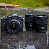 Panasonic S-S24E Lumix Objetivo 24 mm (F1.8, Distancia Focal Fija, Gran Angular, Diseño Compacto y Ligero, Resistente al Polvo, Agua y Frio), Negro