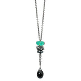 Trollbeads People'S Bead 2012 Spiritual Collection - Collar de Plata de Ley con ónix