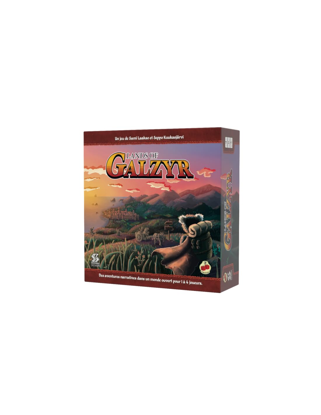 2 Tomatoes Games - Lands of Galzyr FR | Juego de Mesa con Tablero | Narrativo | de 1-4 Jugadores | Idioma: Francés | Temática: Fantasía