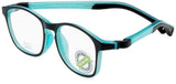 GAFAS NANO GLOW POWER UP 3.0 BICOLOR NEGRO MATE/AZUL GLOW, PARA 8-12 AÑOS, TALLA 48