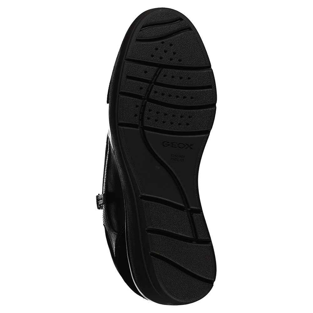 Geox D Ilde C, Zapatillas Mujer, Schwarz, 39 EU