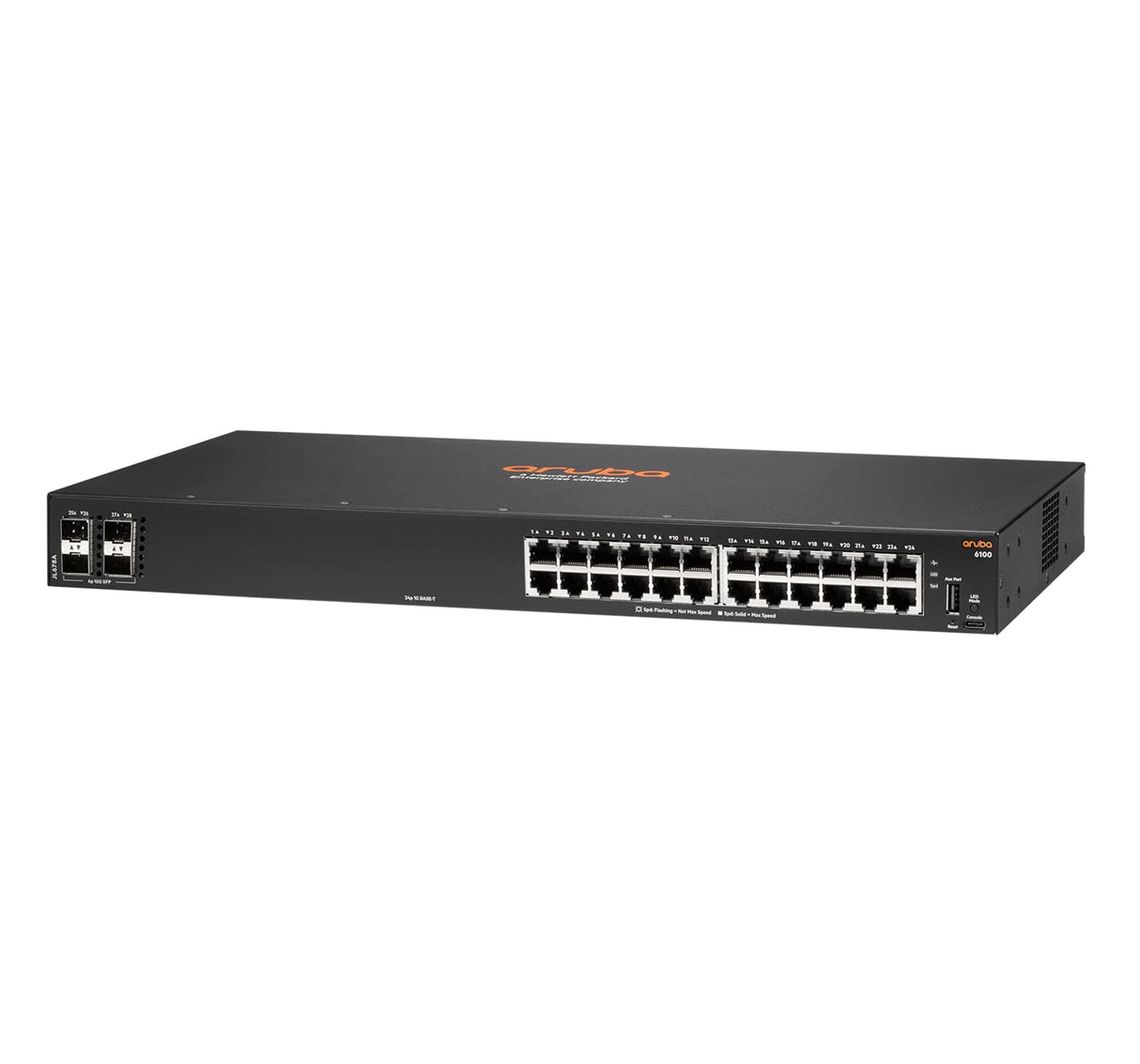 Hewlett Packard Enterprise Aruba 6100 24G 4SFP + Swch