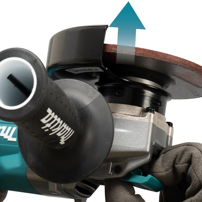 Makita GA044GZ - Amoladora angular sin escobillas de iones de litio XGT de 40 V, 125 mm, baterías y cargador no incluidos
