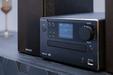 Microcadena HiFi Kenwood M-725DAB-B con CD, USB, Dab+ y Bluetooth Audio-Streaming. Color: Negro - Mini Equipo de Musica para casa