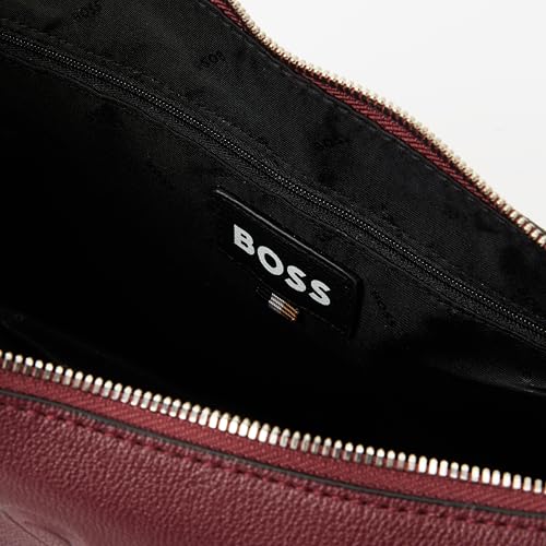 BOSS Addison Hobo, Obrero migratorio para Mujer, Dark Red, Talla única