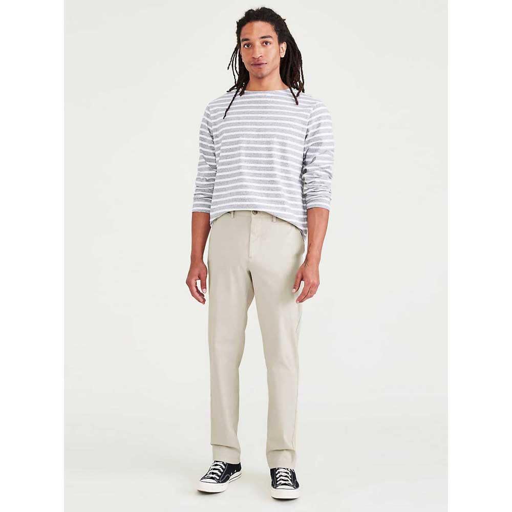 Dockers Smart 360 Flex Chino Slim, Pantalones para Hombre, Sahara Khaki, 31W / 34L