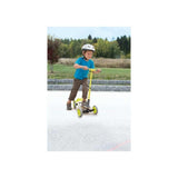 Smoby - Patinete de Madera S-Cruiser - Patinete de 4 Ruedas - Freno Trasero - Manillar Ajustable y Plegable - A Partir de 5 Años - Peso Máximo 50 Kgs