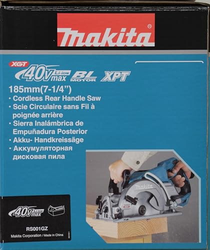 Makita RS001GZ Cordless Circular Saw 185mm 40VMAX XGT (sin batería, sin cargador)