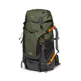 Lowepro PhotoSport PRO BP 55L AW IV - Mochila para cámaras réflex sin espejo, acceso delantero/trasero, compartimento extraíble para cámara, correas para accesorios, talla S/M, gris oscuro/verde