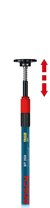 Bosch Professional barra telescópica para láseres y niveles BT 350 (altura: 140–350 cm, 3 secciones)