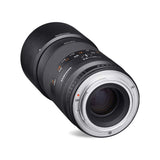 Samyang F1112303101 - Objetivo fotográfico DSLR para Nikon Ae AS IF UMC (Distancia Focal Fija 100mm, Apertura f/2.8-32, diámetro Filtro: 67mm), Negro