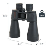 Celestron 71007 SkyMaster 12x60mm Prismáticos Celestron Prism con Lente Multicapa, Cristal prismático BaK-4 y Funda de Transporte, Negro