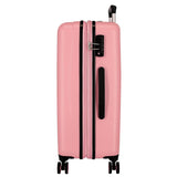 Disney Joumma Nightmare Maleta Mediana Rosa 48x68x26 cms Rígido 3 kgs Cierre de combinación Lateral ABS 3 kgs 56L