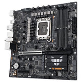 ASUS TUF Gaming B860M-PLUS WiFi, Placa Base Intel mATX, 12+1+2+1 80A etapas de alimentación DrMOS, DDR5, PCIe 5.0, 3 Ranuras M.2, Wi-Fi 7, Realtek 2.5Gb Ethernet, DisplayPort, HDMI, USB 20Gbps Tipo-C