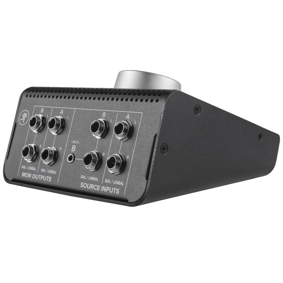MACKIE Big Knob controlador pasivo de monitores de estudio 2x2 para dos fuentes de audio y dos pares de monitores, no necesita alimentación
