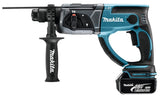Makita DHR202RTJ Taladro percutor a batería 18V LXT SDS+ 1.9J 2x5.0Ah MAKPAC