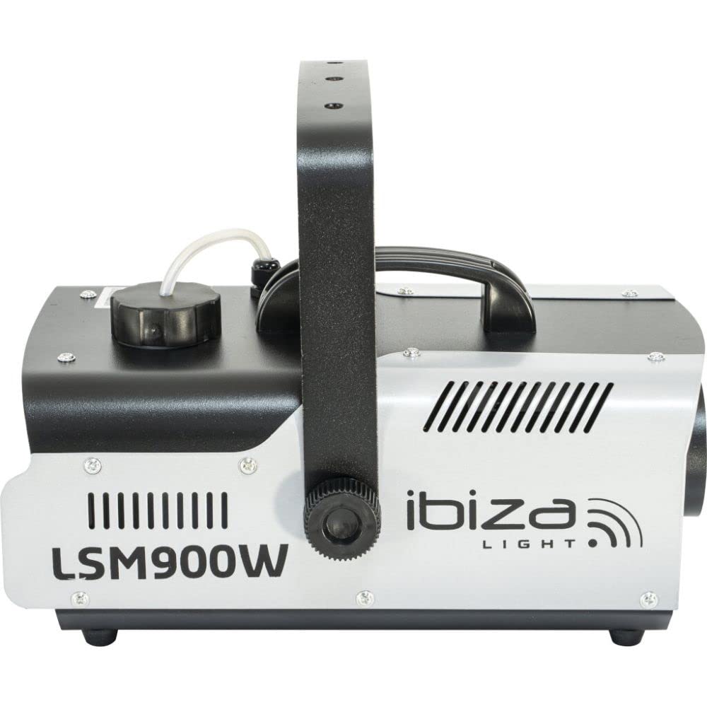 Ibiza - LSM900W - Máquina de humo de 900W con control remoto - Negro y gris