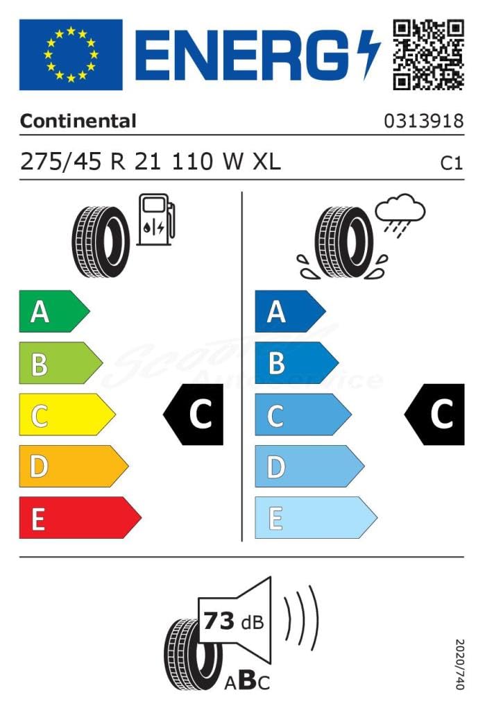 275/45Wr21 Conti Tl Cross Lx Sport Csi Fr Xl 110W