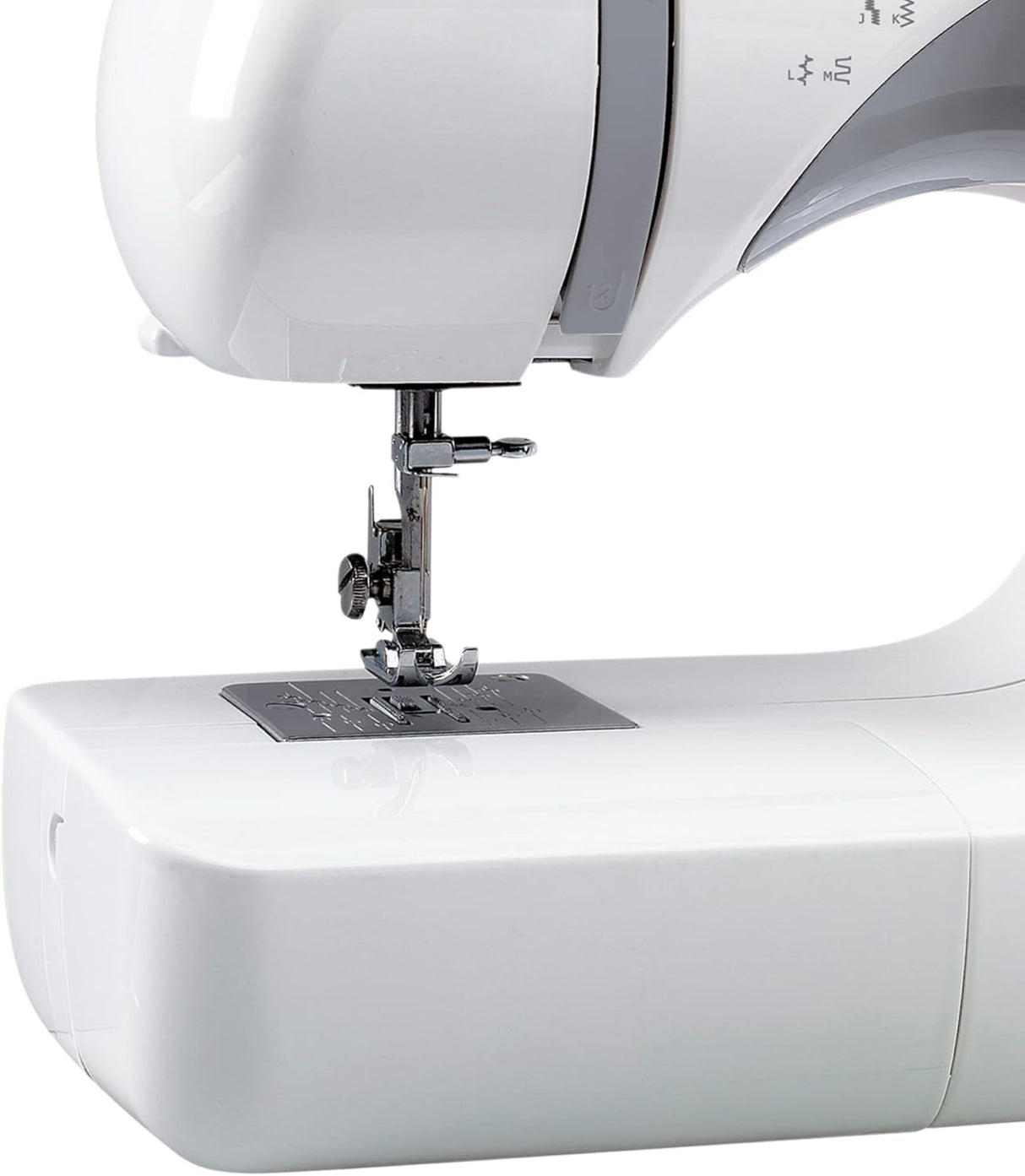JATA JSMC5217 Máquina de Coser con 13 Diseños de Puntada, Pespunte y Zigzag. Ojal en 4 Tiempos con Pedal Portátil. Incluye accesorios. Diseño Compacto. Bajo Peso